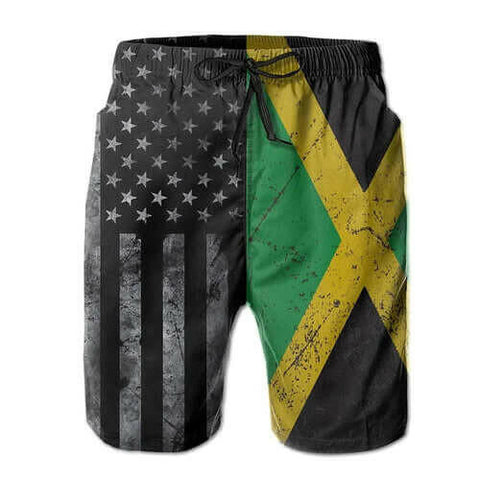 Jamaica men beach shorts -Sexikinis Swim.