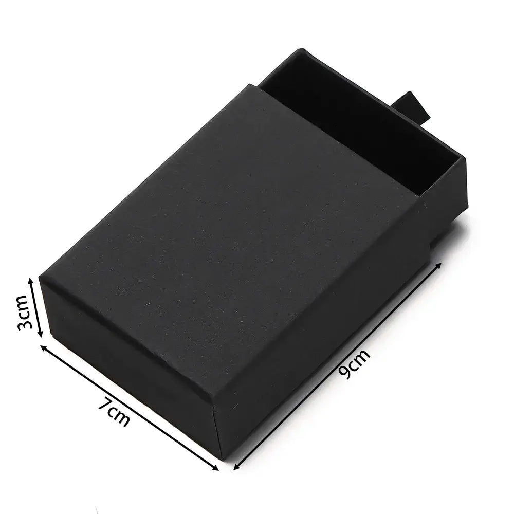 Creative Drawer Jewelry Packaging Box Necklace Ring Earing Bracelet Storage Organizer Display Stand Solid Color Paper Gift 2030