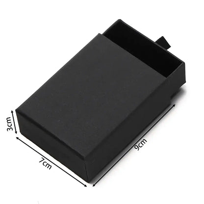 Creative Drawer Jewelry Packaging Box Necklace Ring Earing Bracelet Storage Organizer Display Stand Solid Color Paper Gift 2030