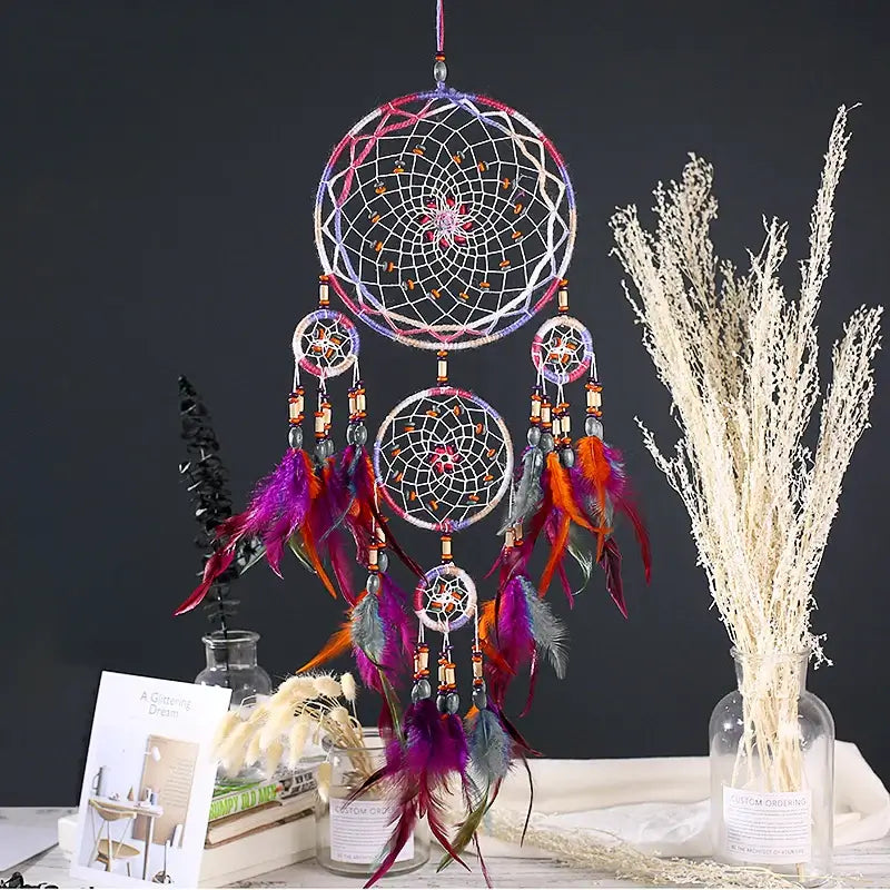 handmade dreamcatcher wall hanging