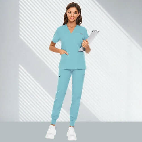 Hospital Doctor Nursing Set Unisex Wholesale Casual Jogger Suits Short.