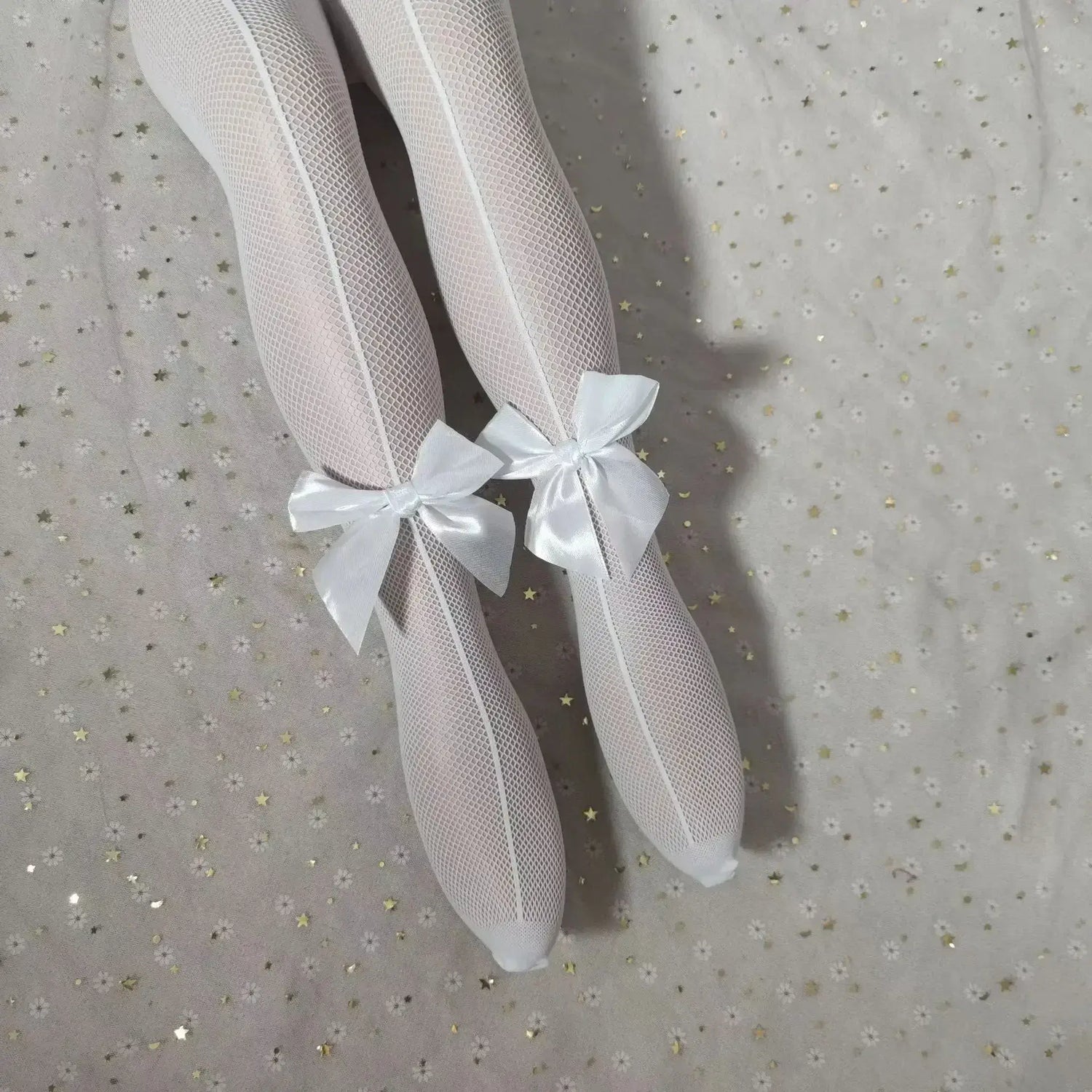 Fishing Net Stockings for Baby Girls Cute Large Bow Lolita Pantyhose Fad Sexy Black Hollow Mesh Nylon Tights Children&