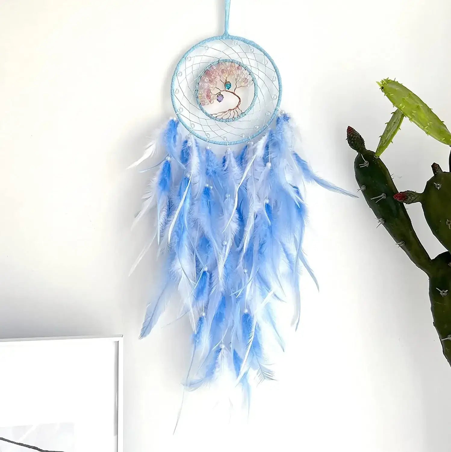 colorful crystal dream catchers