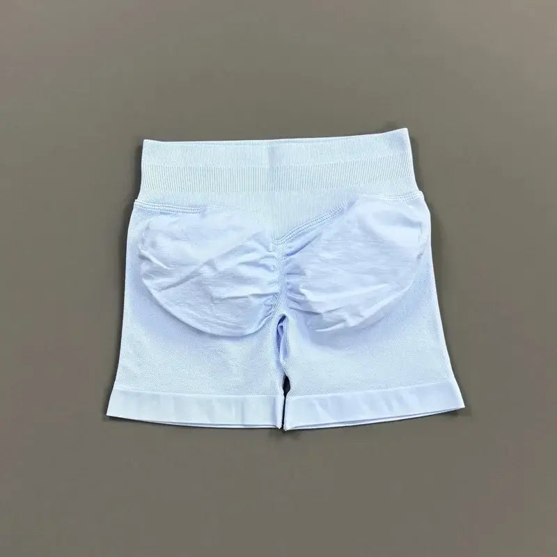 HISTELLO Women’s Seamless Scrunch Workout Shorts