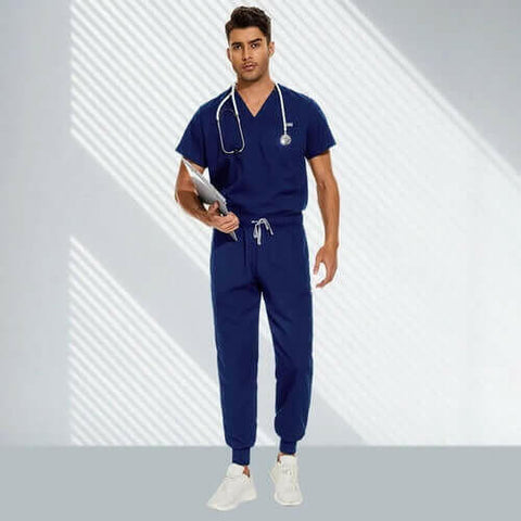 Hospital Doctor Nursing Set Unisex Wholesale Casual Jogger Suits Short.