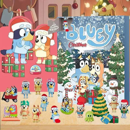 2024 New 24pcs Bluey Dog Blind Box Decoration Ornaments Children&