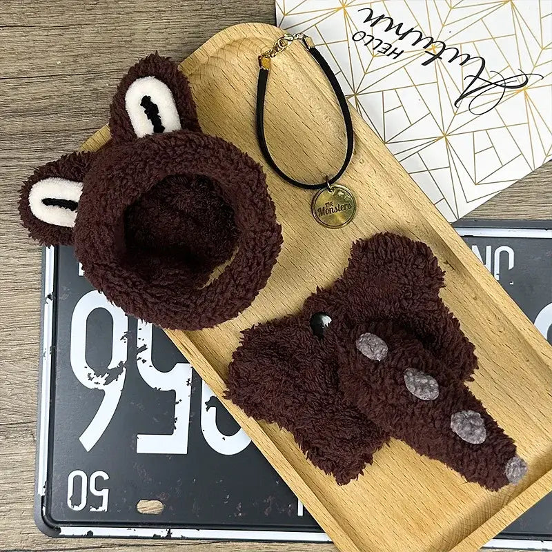 Labubu Doll 17cm Hoodie for BJD Mini Figurines