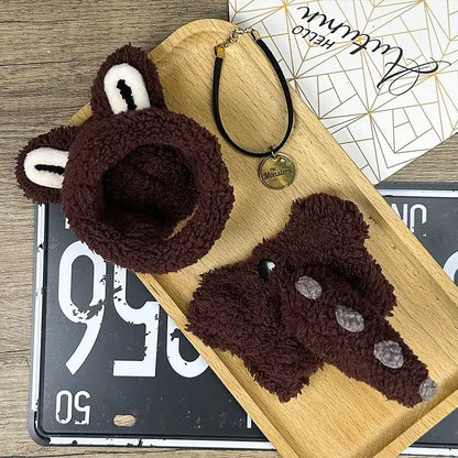 Labubu Doll 17cm Hoodie for BJD Mini Figurines