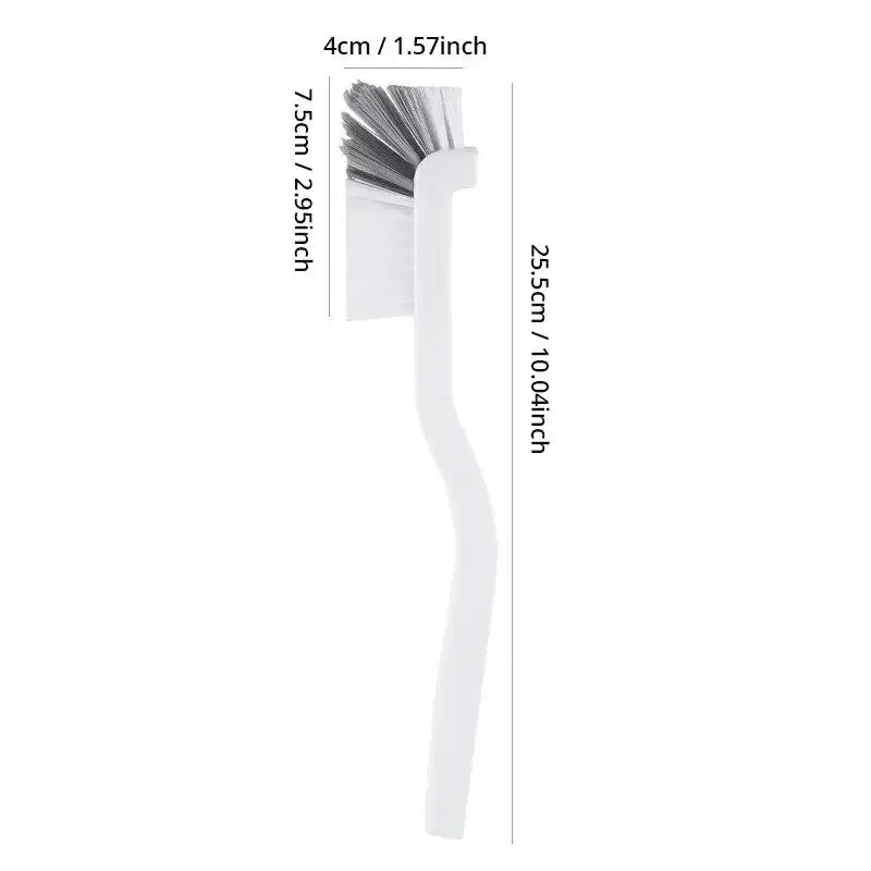 Cleaning Cup Brush Japanese Style Sink Brush  with Long Handle Elbow Design Tail Hole Wall Hanging Crevice Cleaning Accessories