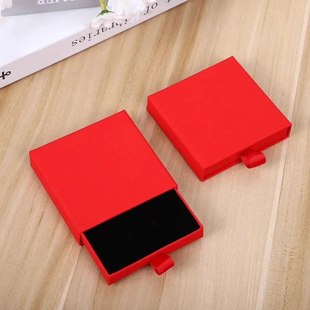 Magnetic Jewelry Box Earring Bracelet Ring Necklace Storage Gift Box High-quality Slanted Flip Cover Paper Jewelry Packaging Box