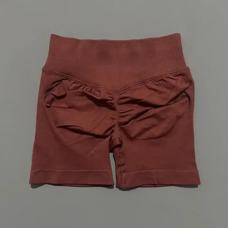 HISTELLO Women’s Seamless Scrunch Workout Shorts