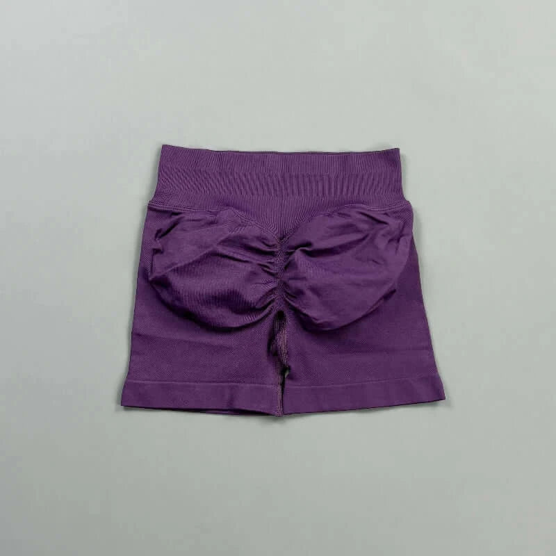 HISTELLO Women’s Seamless Scrunch Workout Shorts