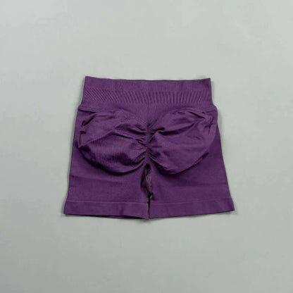 HISTELLO Women’s Seamless Scrunch Workout Shorts