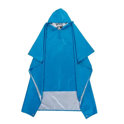 3 in 1 Waterproof Adult Long Raincoat Women Men Rain Coat Jacket