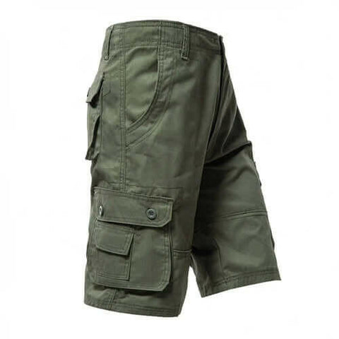 Mens Casual Cargo Shorts with Side Pockets.