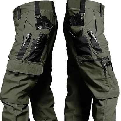 New Tactical Work Pants Men Outdoor Cargo Trousers Multi-pocket Waterproof Pant Autumn Spring Outdoor Workwear Hiking Trousers