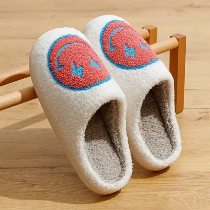 cute fluffy winter slippers