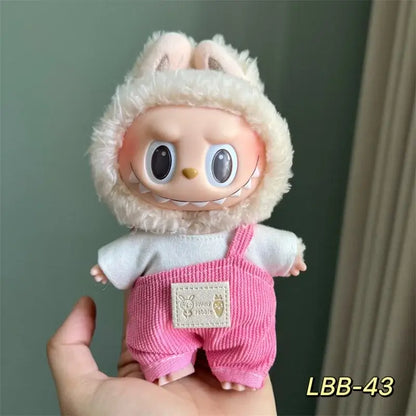 Labubu doll changeable outfits