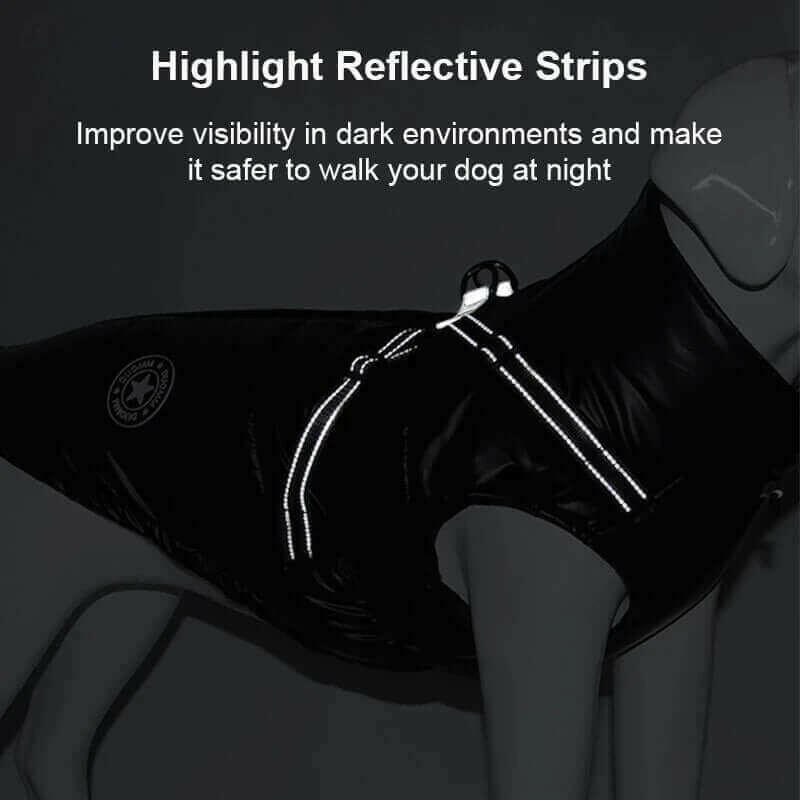 Winter Dog Harness Clothes Waterproof Warm Pet Dog Cotton Coat for