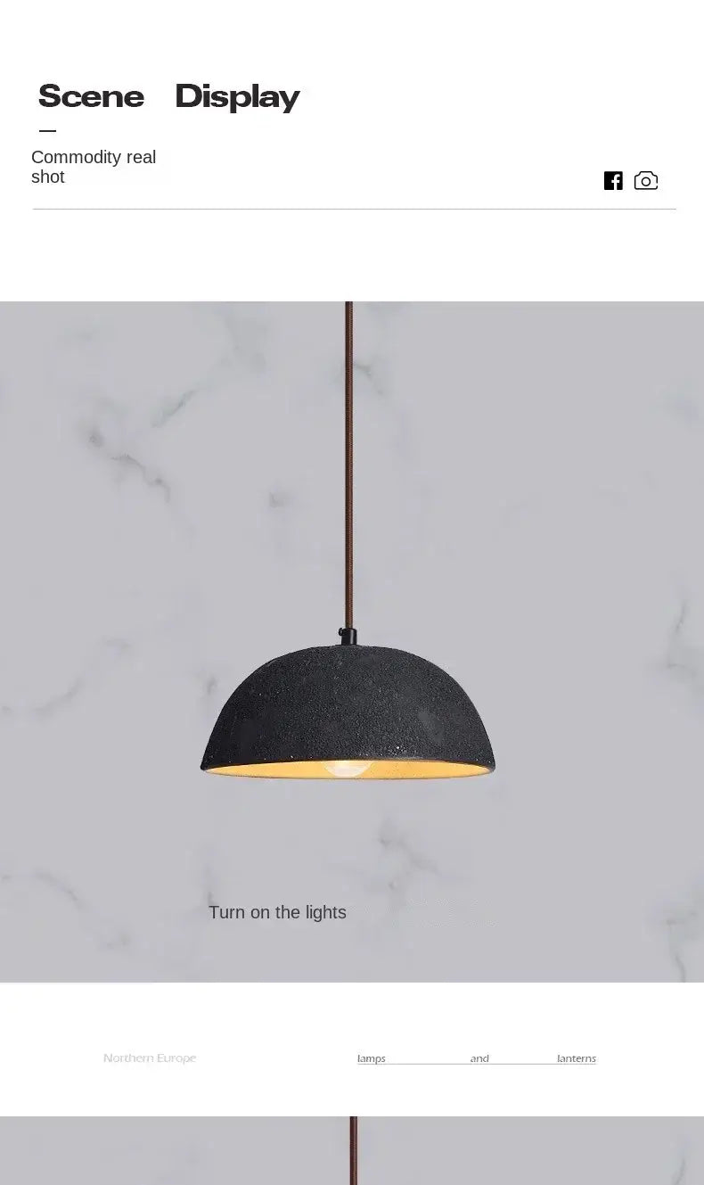 Textured Pendant Light for Dining Rooms &amp; Kitchen Islands