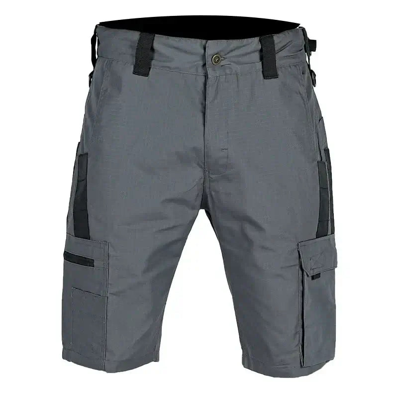 Mens Cargo Shorts Summer Tactical Cropped Trousers Outdoor Waterproof Multi-pocket Bermudas Pants Camo Ripstop Hiking
