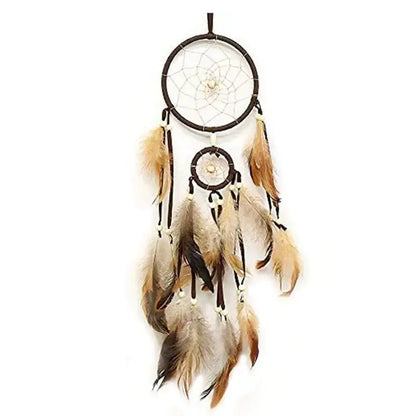 Hot Trend-Dream Catcher Brown Decorative Dream Catcher Living Room Dream Catcher For Wall Hanging, Decoration, Festival, Gift Ea