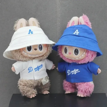 Labubu Doll Clothes - Baseball Outfit for 15/17cm Dolls