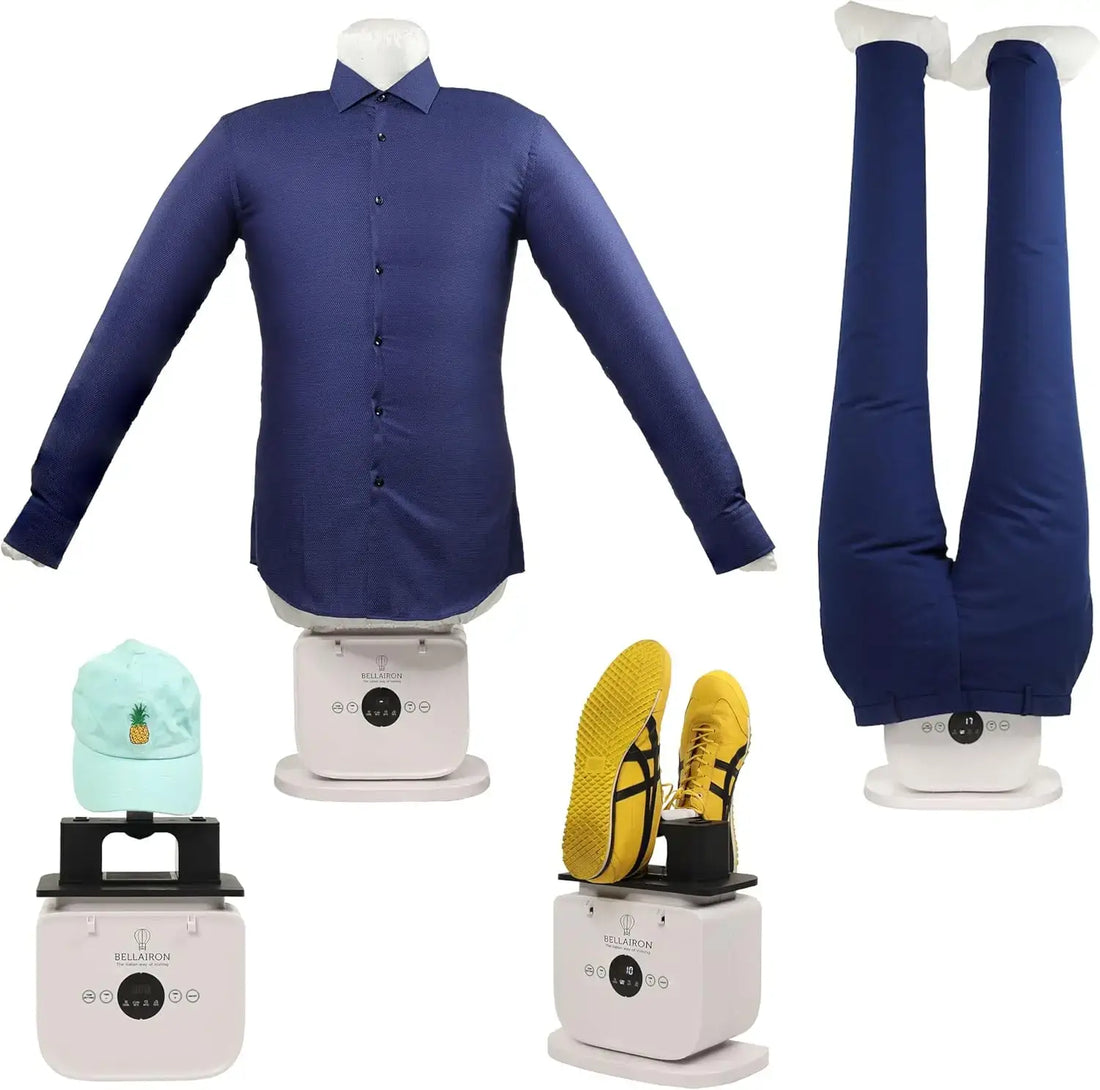 Automatic Hot Air Garment Dryer &amp; Iron - Hands-Free Wrinkle Remover for Shirts &amp; Pants, Reliable Everyday Use