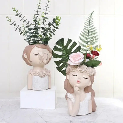 humanoid vase planter