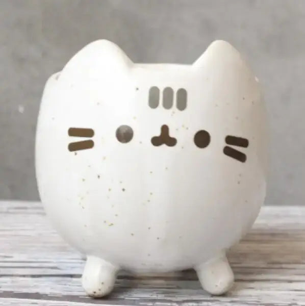 cute cat succulent pot