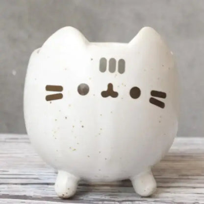 cute cat succulent pot