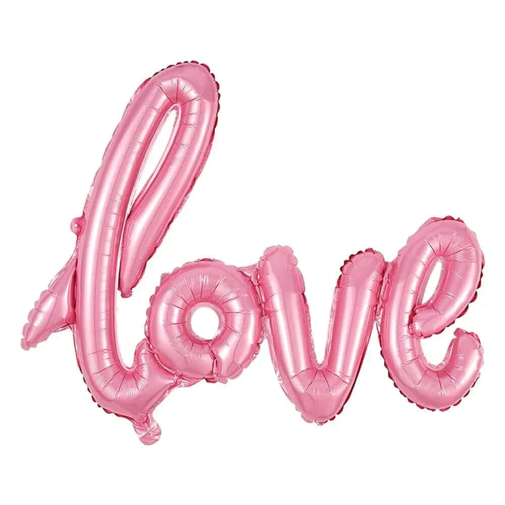 Happy Valentine’s Day Love Red Heart Bear Foil Balloons Wedding Anniversary Party Supplies Birthday Gift Home Outdoor Decoration