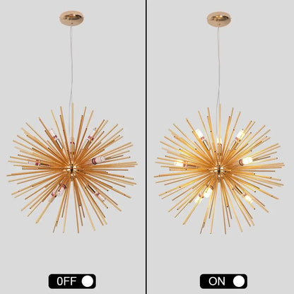 GreeLustr Gold Firework-Style LED Chandelier, 44 or 65 cm