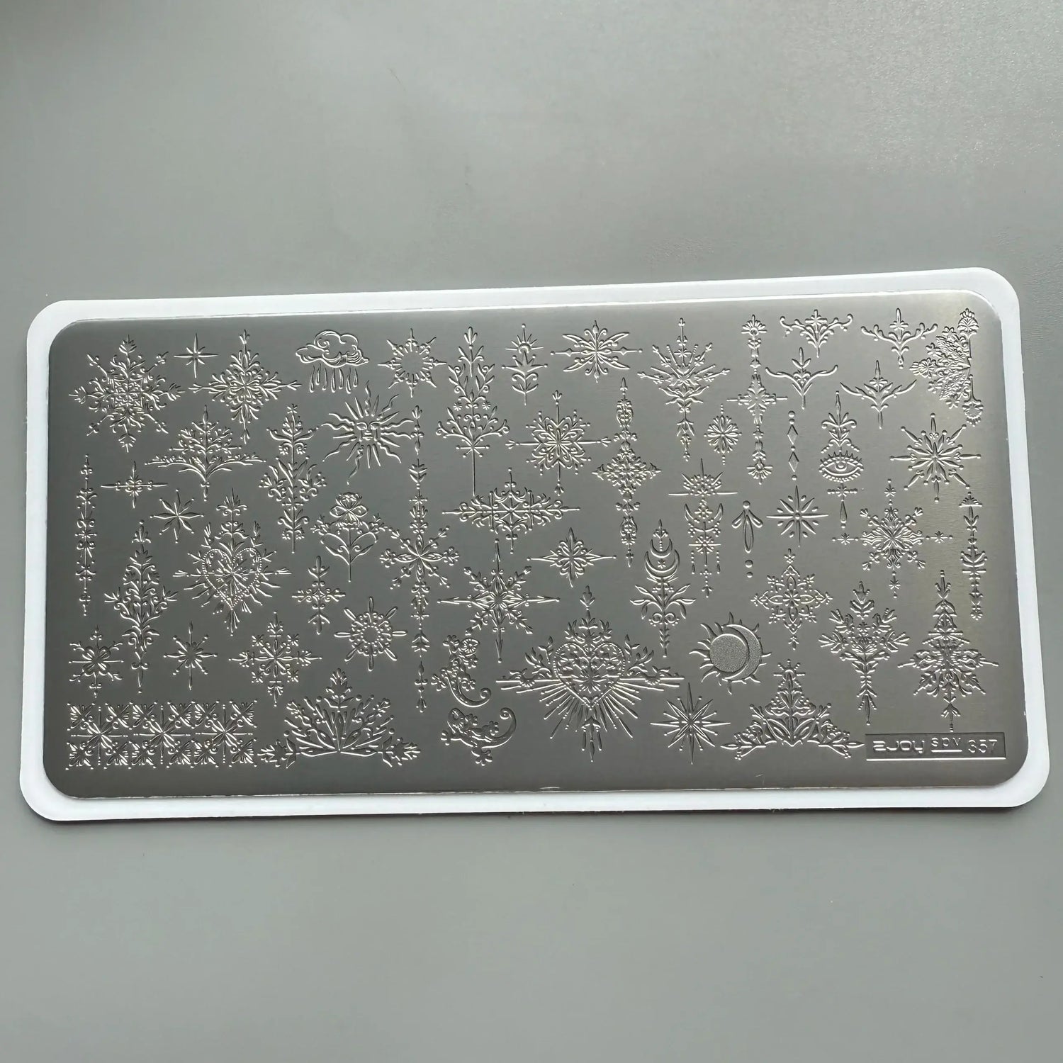 XMQ Nail Art Stamping Plates - Floral &amp; Line Designs
