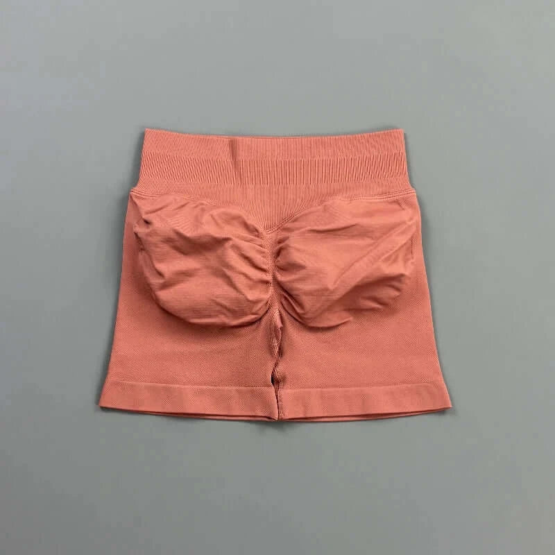 HISTELLO Women’s Seamless Scrunch Workout Shorts