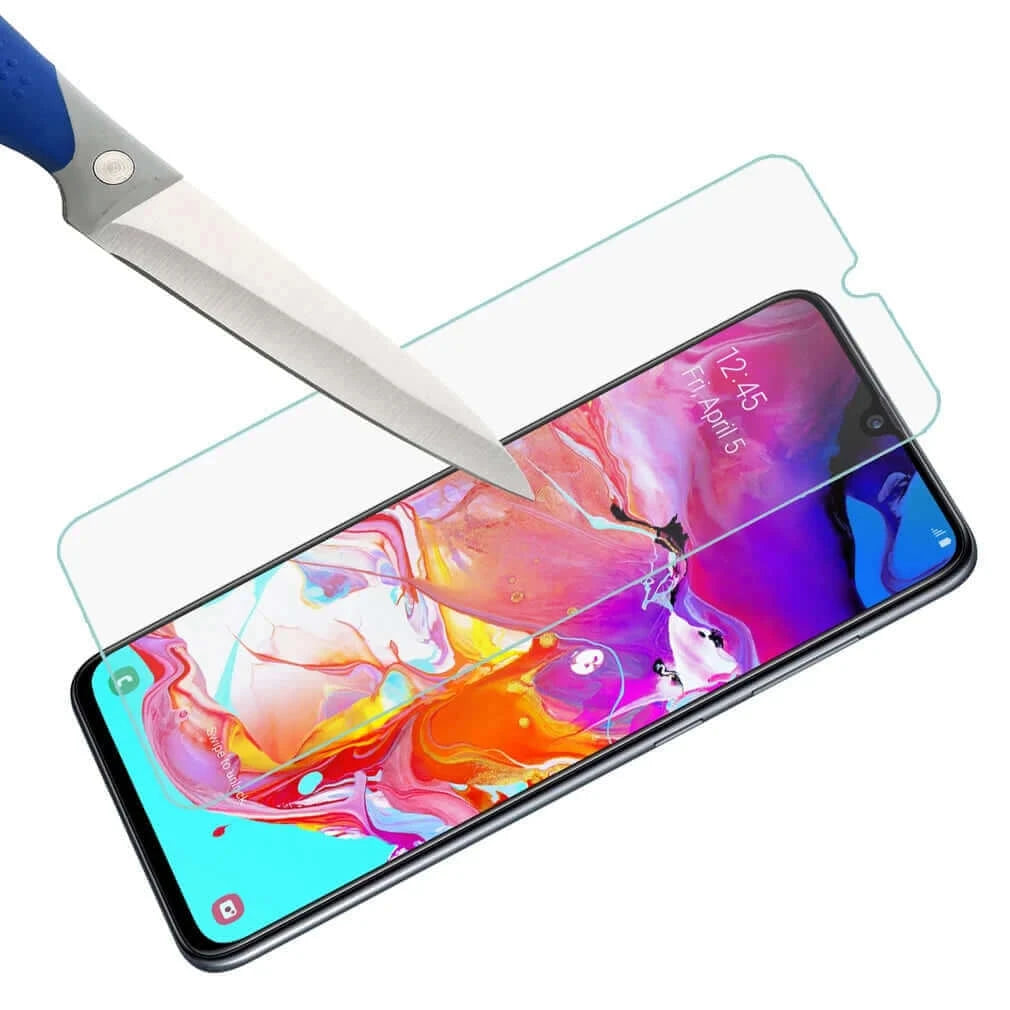 Mr.Shield [3-PACK] Designed For Samsung Galaxy A70 [Tempered Glass].