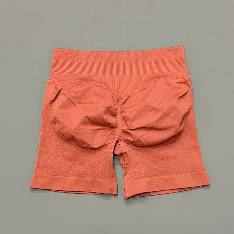 HISTELLO Women’s Seamless Scrunch Workout Shorts