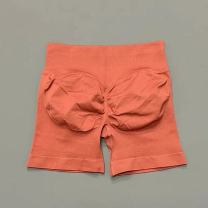 HISTELLO Women’s Seamless Scrunch Workout Shorts