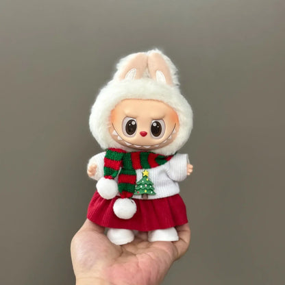 Labubu Doll Christmas Outfit - Festive Holiday Set