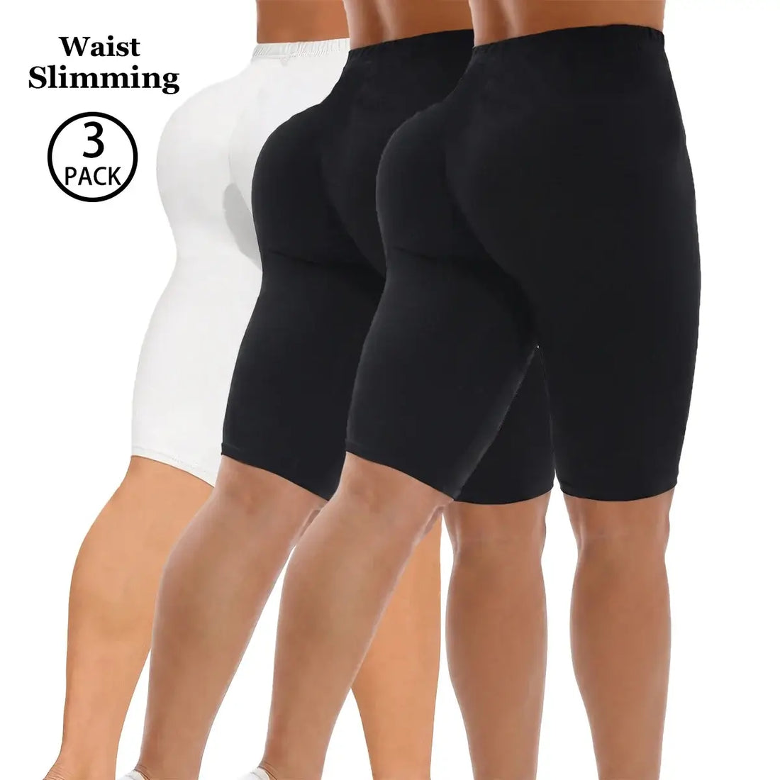 Solid Color Knee-Length Leggings – Women’s Slim-Fit Stretch Casual Leggings | Spring Summer | S–XXL