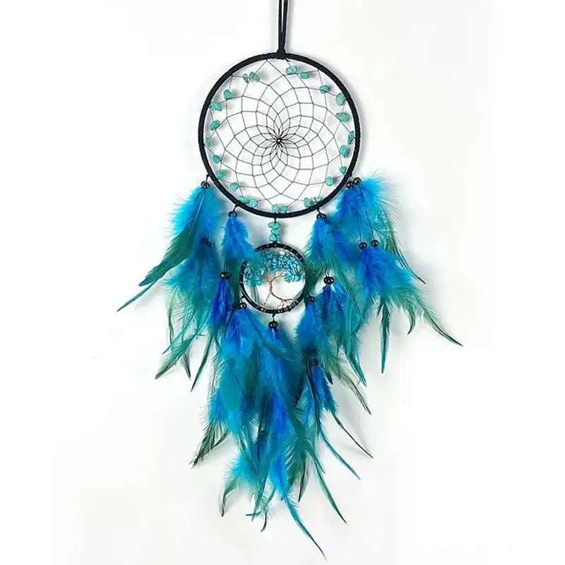 emerald green dream catcher wall hanging
