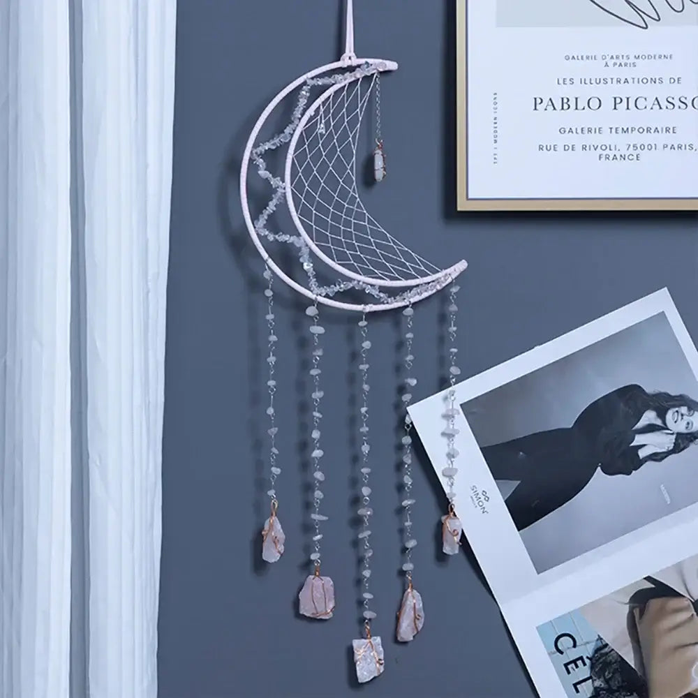 purple crystal dream catchers