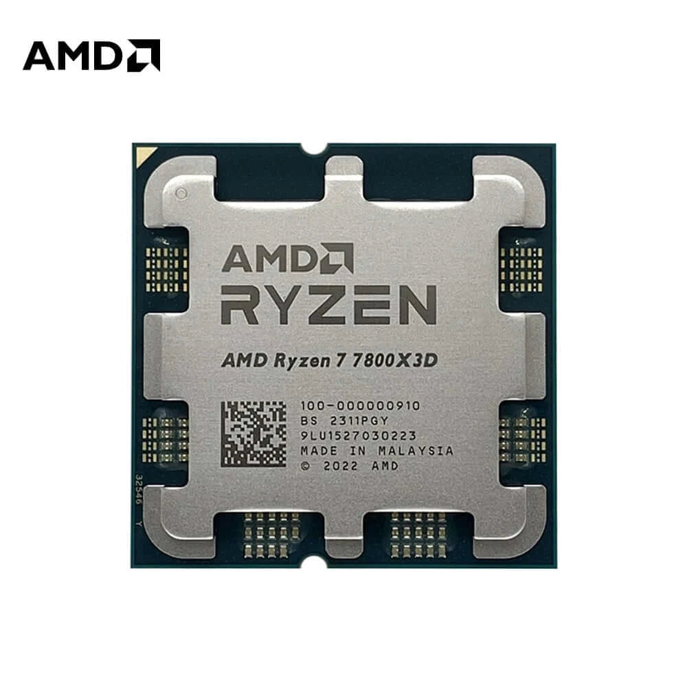 New AMD Ryzen 7 7800X3D CPU RYZEN Processor 8 Core 16 Thread 120W 5nm.