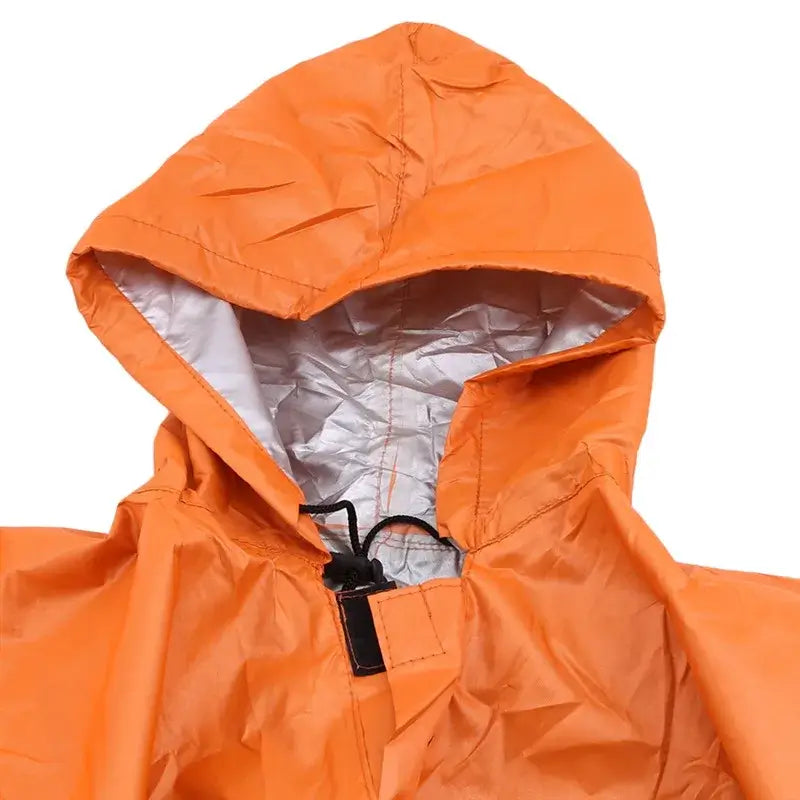 3 in 1 Waterproof Adult Long Raincoat Women Men Rain Coat Jacket