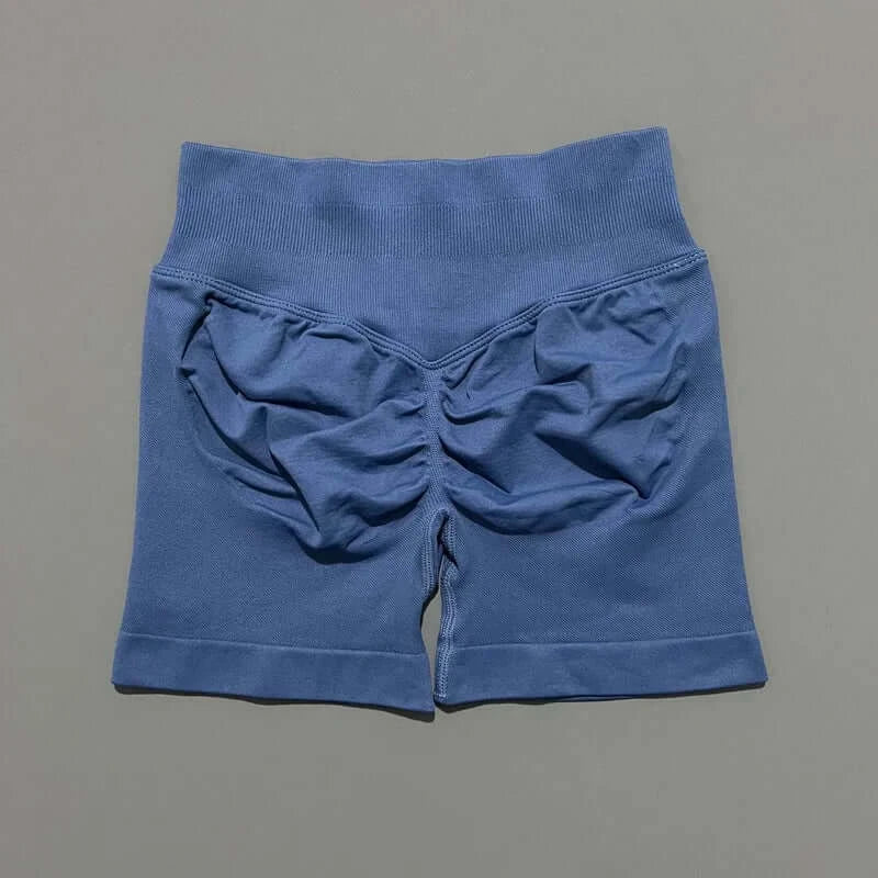 HISTELLO Women’s Seamless Scrunch Workout Shorts