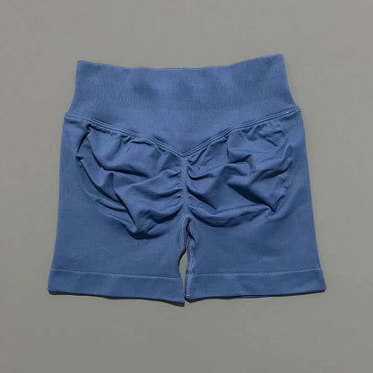 HISTELLO Women’s Seamless Scrunch Workout Shorts
