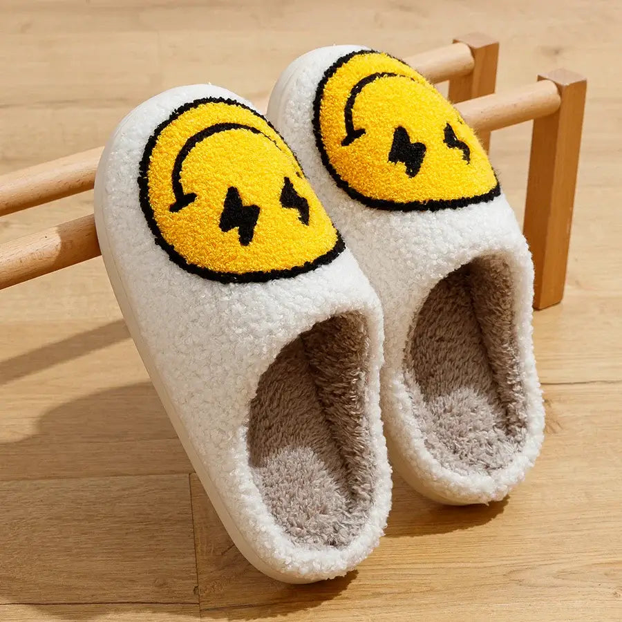 cute fluffy winter slippers
