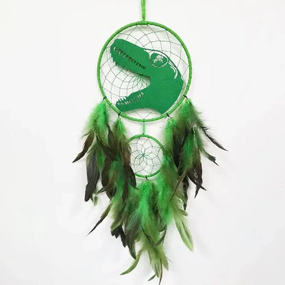 emerald green dream catcher wall hanging