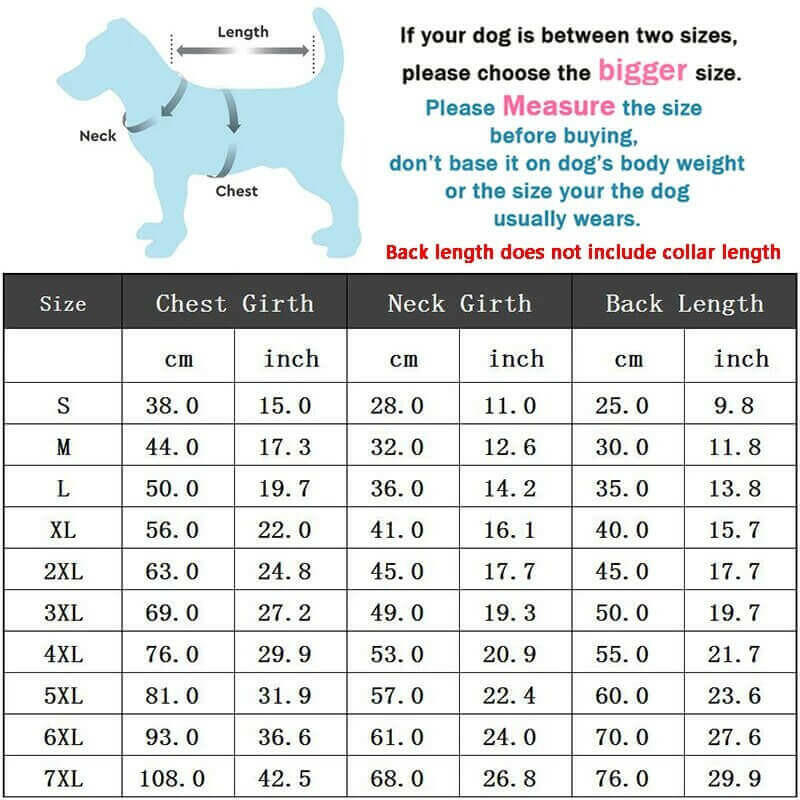 Winter Dog Harness Clothes Waterproof Warm Pet Dog Cotton Coat for