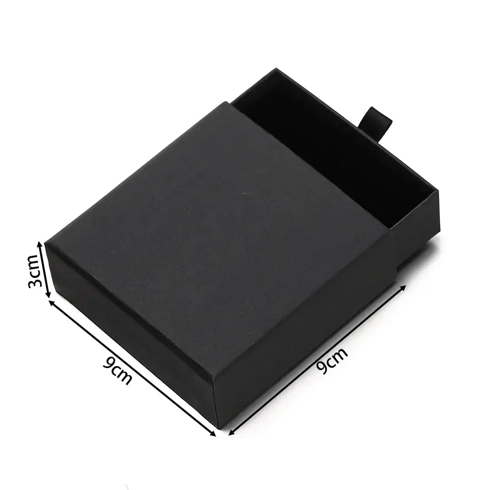 Creative Drawer Jewelry Packaging Box Necklace Ring Earing Bracelet Storage Organizer Display Stand Solid Color Paper Gift 2030